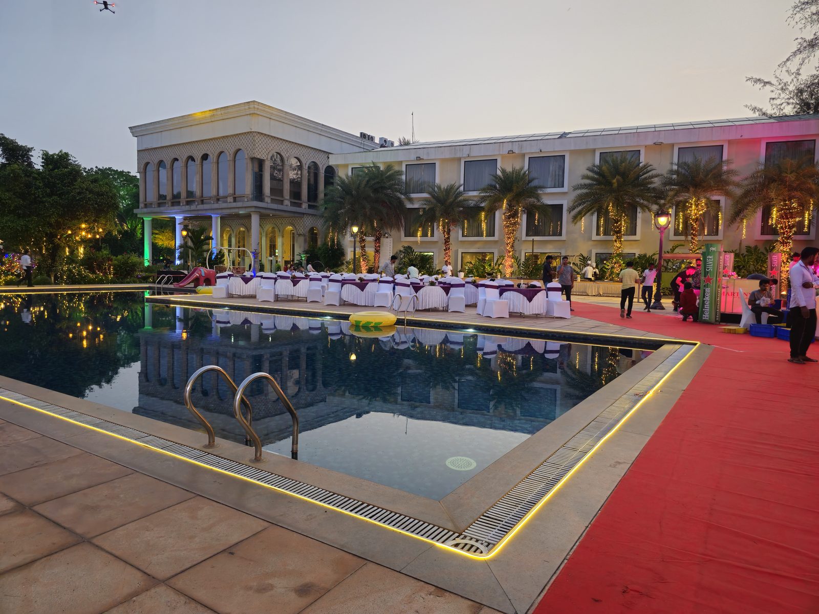 Pool Deck at UVA Meridian Convention Centre